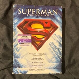 Brand New Superman 5-Film Collection DVD Set